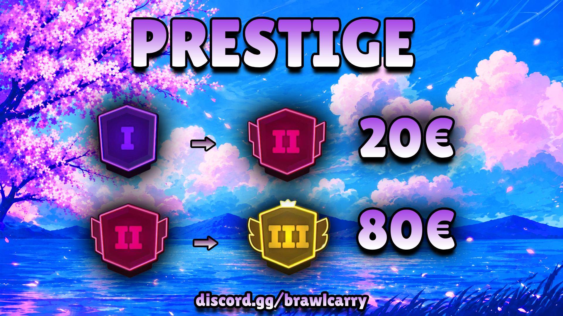 Prestige pricing — BrawlCarry